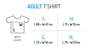 Tamanhos de T-shirt T�cnica