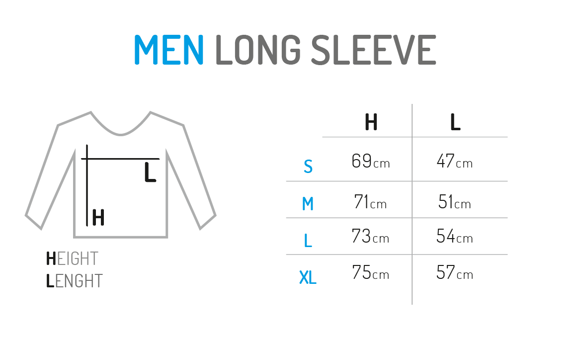 Tamanhos de T-shirt T�cnica Homem