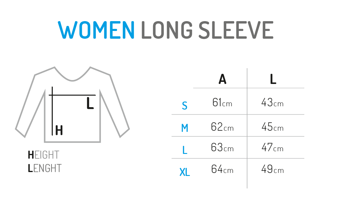 Tamanhos de T-shirt T�cnica Senhora