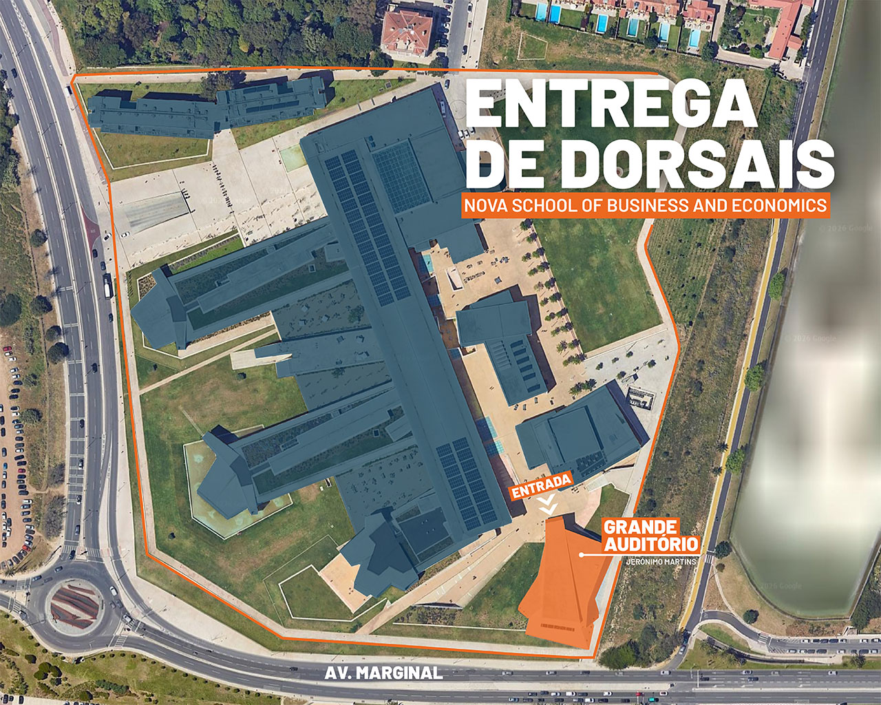 Mapa do local de entrega de kits